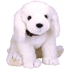 Fluff-white dog