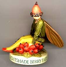 Nightshade Berry Fairy with Base 88932 (boxed) (RETIRED but in)