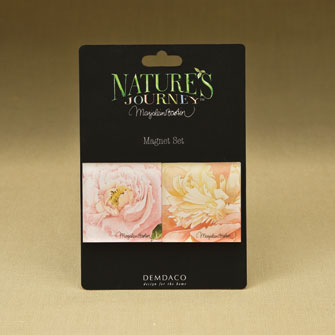 Peony Magnets - Set of 2 Assorted 16702