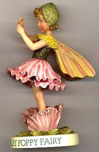Shirley Poppy Fairy with Base 88945 (box) (RETIRED but in stock)