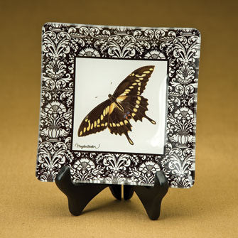 Swallowtail Glass Tray 16754