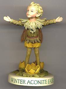 Winter Aconite Fairy with Base (boxed) 88953 (RETIRED but in)